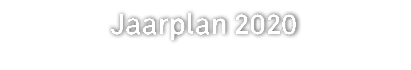 Jaarplan 2020